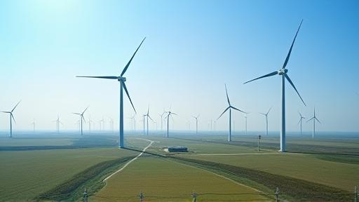 Wind turbine farm